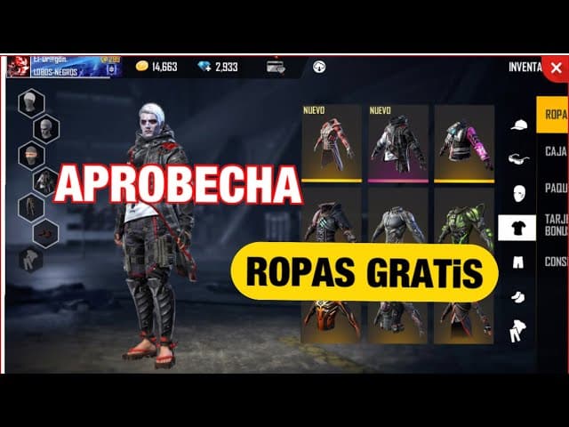 descubre como participar en sorteos de ropa de free fire y mejora tu estilo en el juego