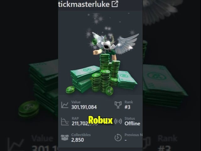 Quién tiene más Robux en Roblox