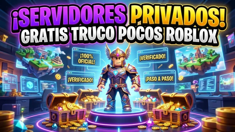 Servidores privados GRATIS en Roblox – El truco que pocos conocen